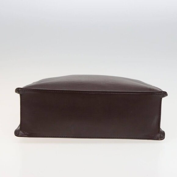 LOUIS VUITTON Epi Sac Plat Hand Bag Mocha Brown - Picture 5 of 15